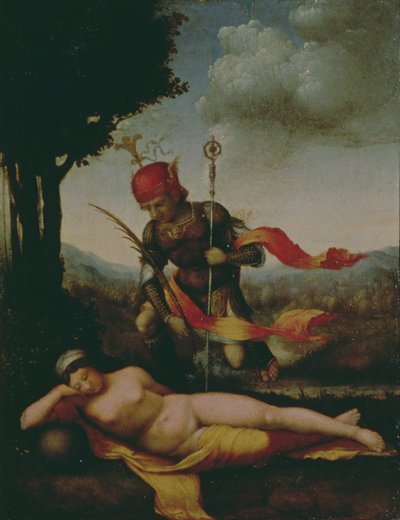 Mercury and Psyche, 1522-23 by Lorenzo Leonbruno